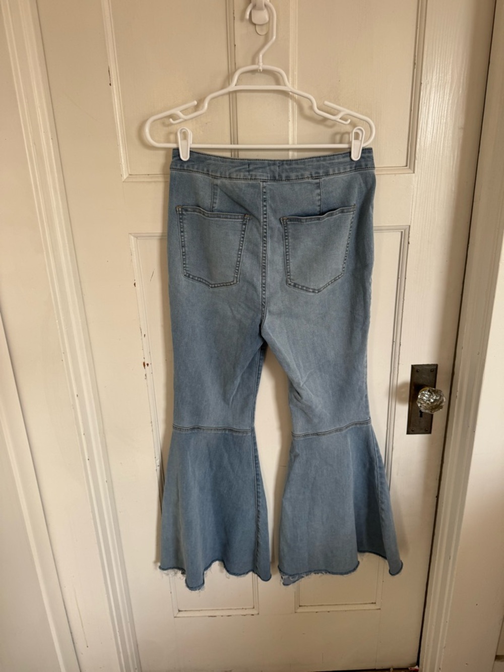 Free People Just Float On high rise flare jeans size 30 - Picture 4 of 8